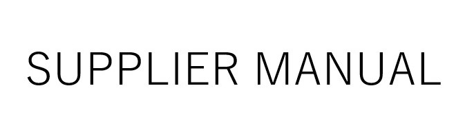 Supplier Manual Logo
